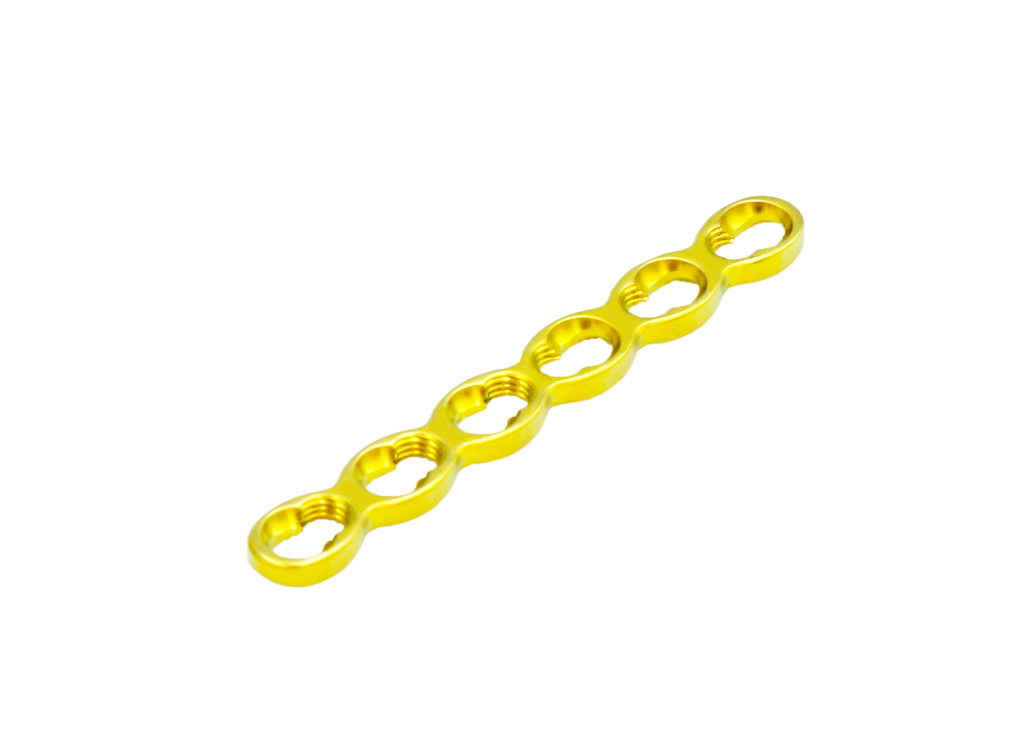 Chain-type straight locking plate