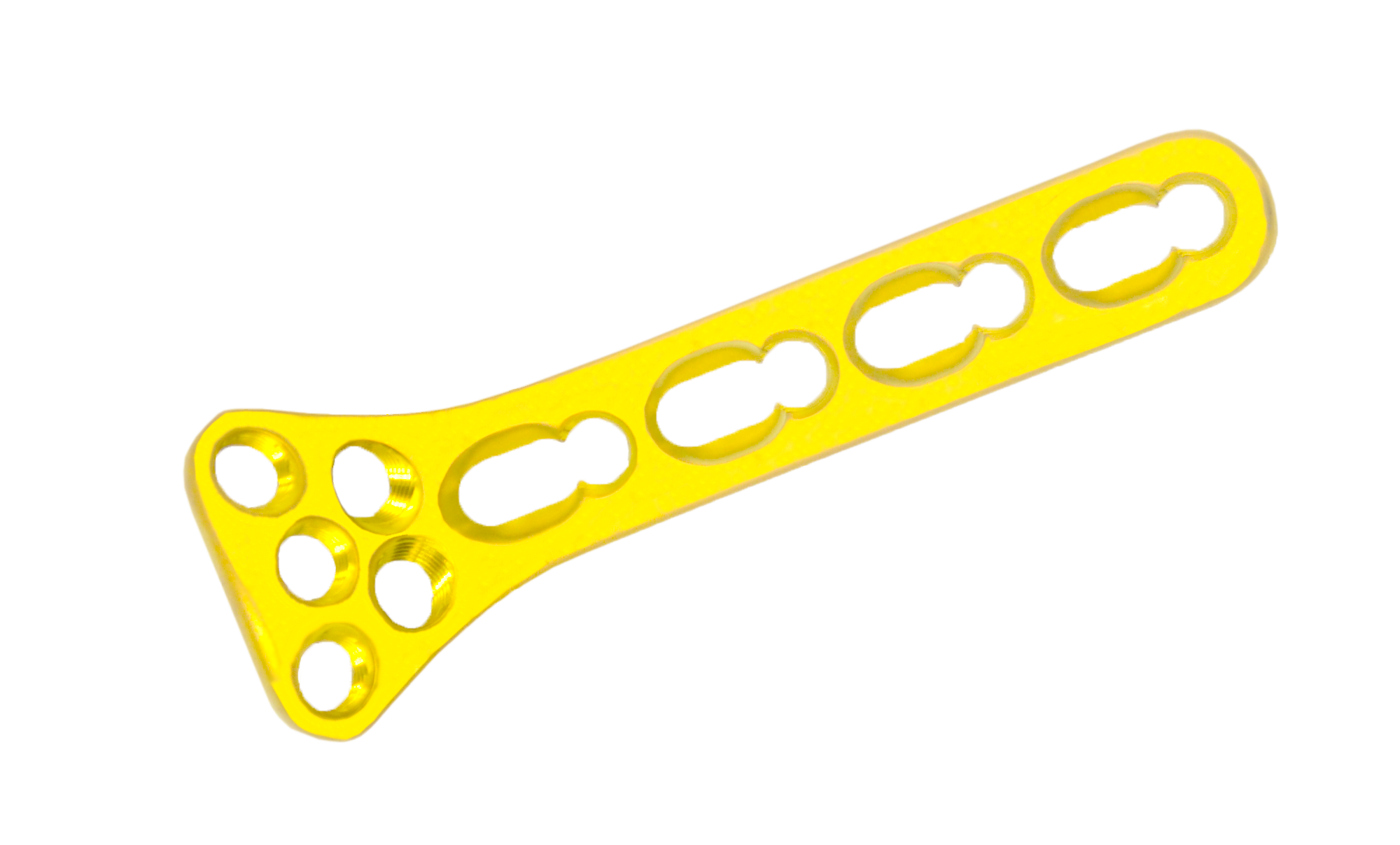 Small T-shaped support locking plate